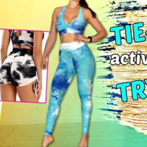 TIE-DYE Full sets Review & Try on // IWUPARTY ALIEXPRESS