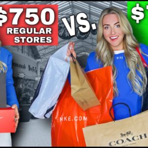 What $750 gets at Outlets VS $750 at Full Retail Stores ?