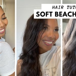 Beach Waves Hair Tutorial | Blow Out Natural Hair