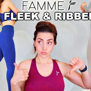 FAMME sportswear Ribbed & Fleek seamless collection + Huge sale and discount!