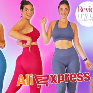 MUST HAVE Seamless set from Aliexpress | Try on Haul