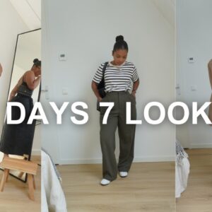 7 DAYS, 7 LOOKS | Minimal, Casual, Timeless Outfits