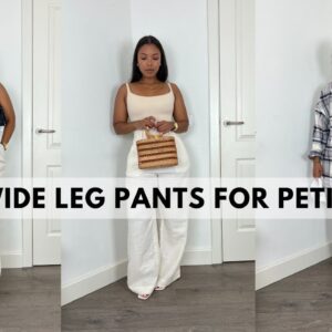 HOW TO STYLE WIDE LEG PANTS FOR SHORT GIRL