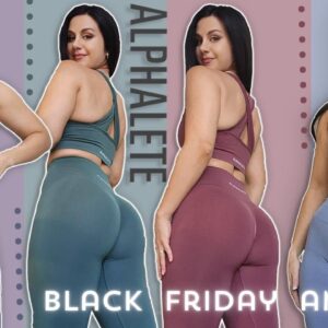 DID THIS FIX THE ALPHALETE AMPLIFY LEGGINGS?... BLACK FRIDAY ROUND UP + NEW YLA TRY ON HAUL REVIEW